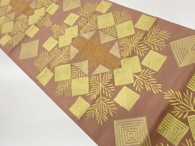 JAPANESE FUKURO OBI / WOVEN SHIKISHI PATTERN